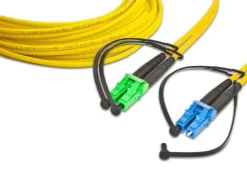 Lightwin LWL-Patchkabel Singlemode LC/APC – LC, OS2, Duplex, 10 m