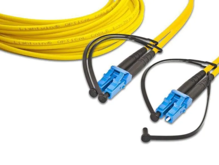Lightwin LWL-Patchkabel Singlemode LC – LC, OS2, Duplex, 3 m