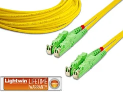 Lightwin LWL-Patchkabel SM E2000/APC – E2000/APC, OS2, Duplex, 1 m