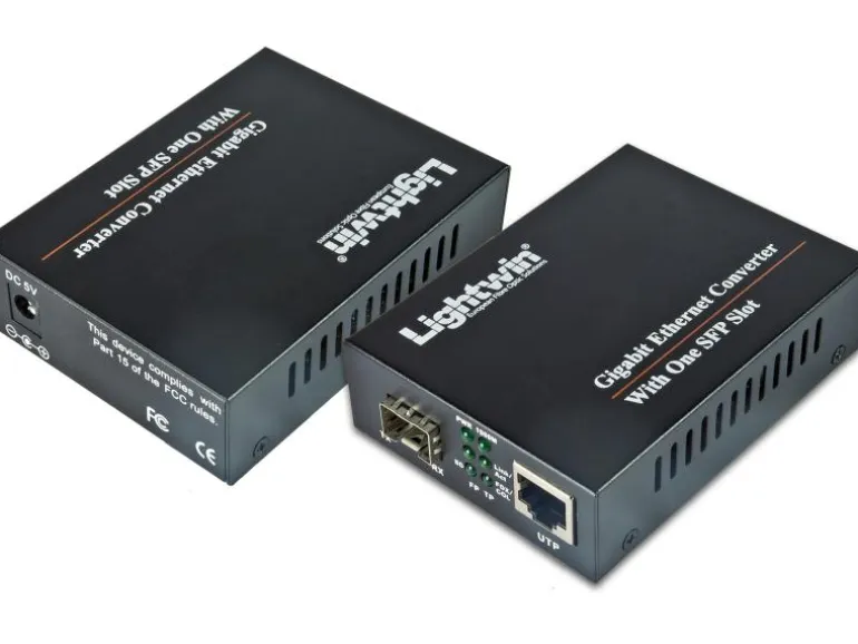 Lightwin Medienkonverter LWC 10/100/1000-SFP