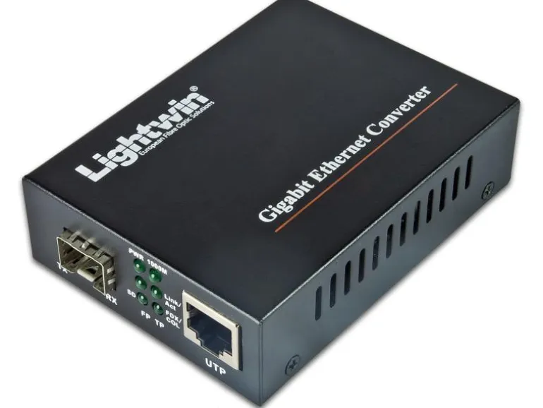 Lightwin Medienkonverter LWC 10/100/1000-SFP