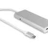 LMP USB-Hub USB Type-C – USB-A 3.0, USB -C Grau