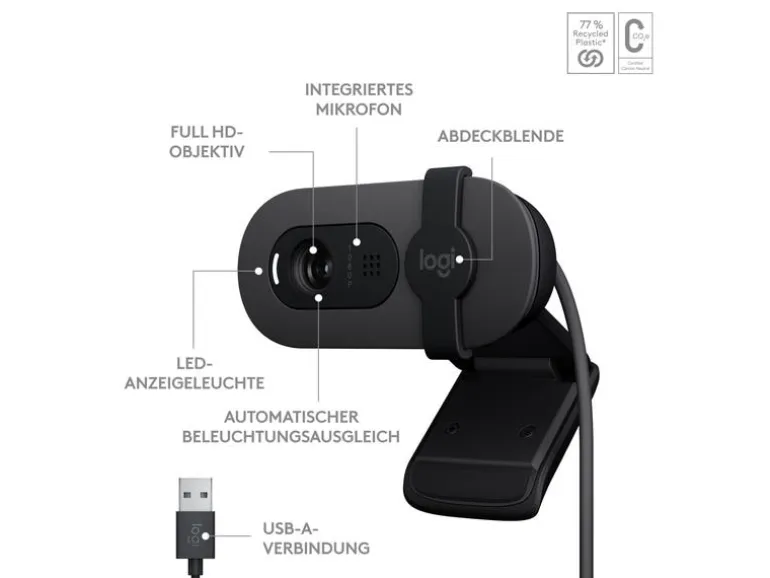 Logitech Brio 100 Graphite