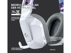 Logitech Gaming-Headset G733 Lightspeed Weiss