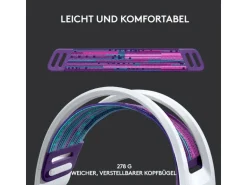 Logitech Gaming-Headset G733 Lightspeed Weiss