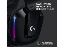 Logitech Gaming-Headset G733 Lightspeed Schwarz