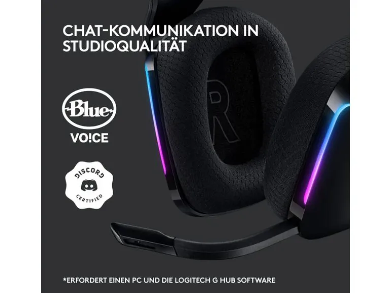 Logitech Gaming-Headset G733 Lightspeed Schwarz