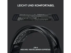 Logitech Gaming-Headset G733 Lightspeed Schwarz