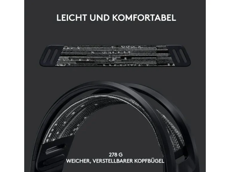Logitech Gaming-Headset G733 Lightspeed Schwarz