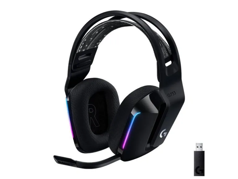 Logitech Gaming-Headset G733 Lightspeed Schwarz