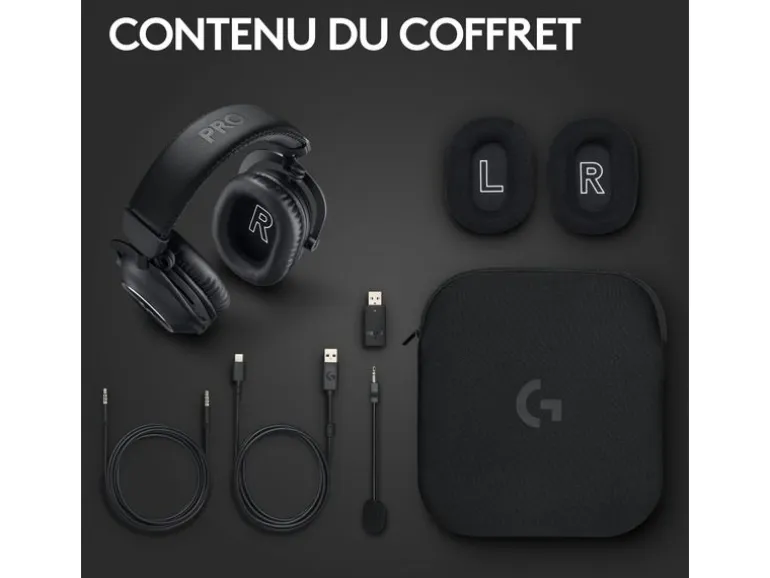 Logitech Gaming-Headset G Pro X 2 Wireless Lightspeed Gaming Schwarz
