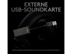 Logitech Gaming-Headset G PRO X Gaming 7.1 Surround Schwarz
