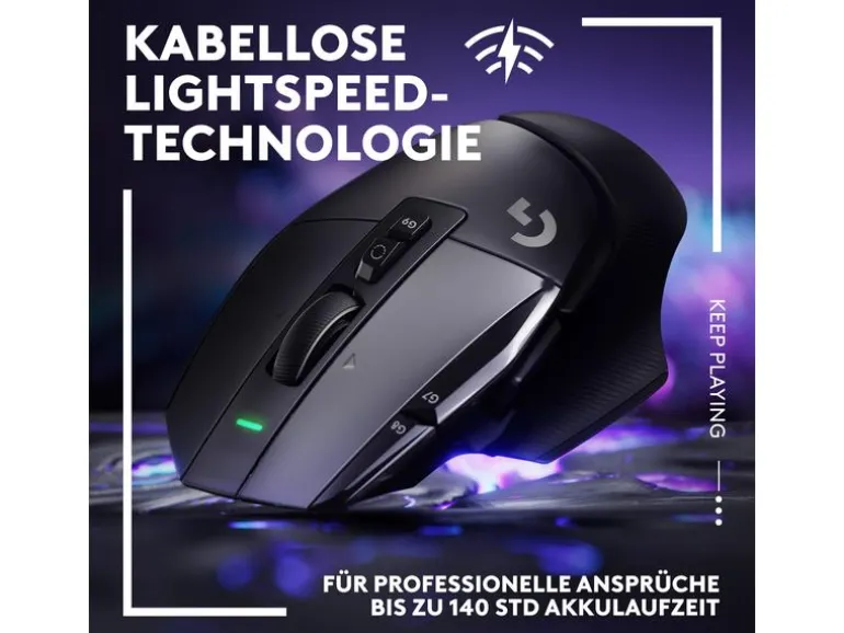 Logitech Gaming-Maus G502 X Lightspeed Schwarz