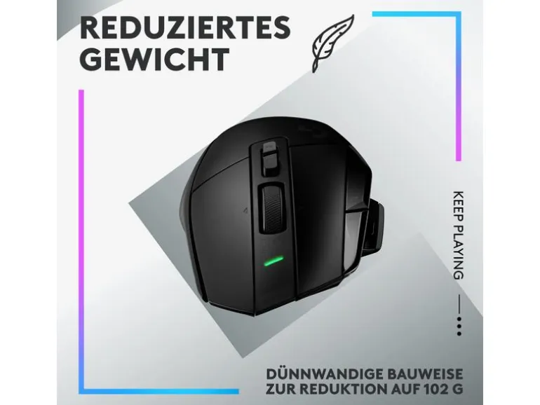 Logitech Gaming-Maus G502 X Lightspeed Schwarz