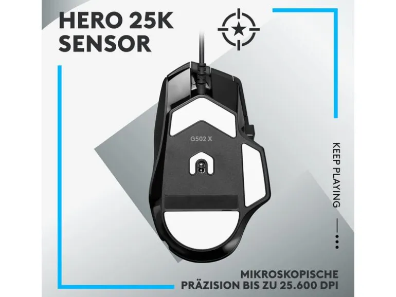 Logitech Gaming-Maus G502 X Schwarz