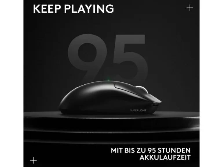 Logitech Gaming-Maus Pro X Superlight 2 Lightspeed Schwarz