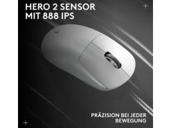 Logitech Gaming-Maus Pro X Superlight 2 Lightspeed Weiss