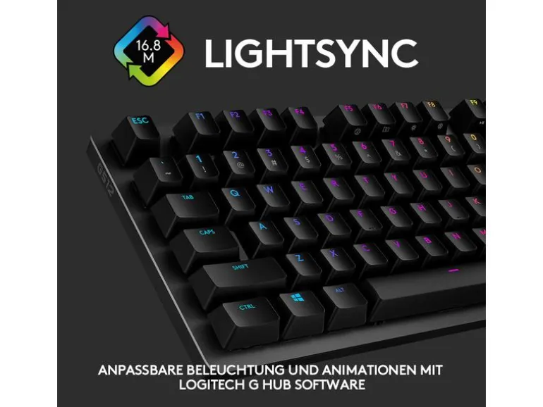 Logitech Gaming-Tastatur G512 GX Brown Carbon