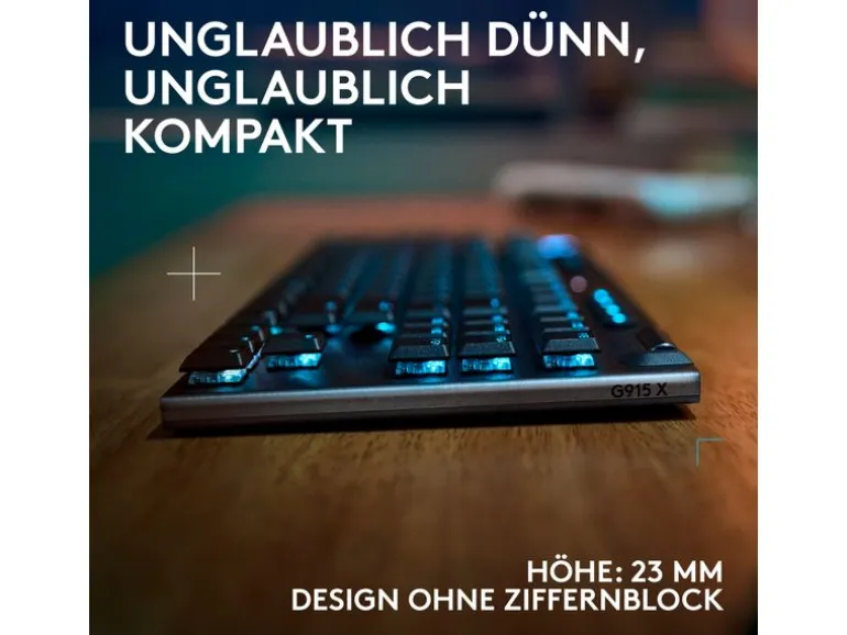 Logitech Gaming-Tastatur G915 X Lightspeed TKL GL Tactile