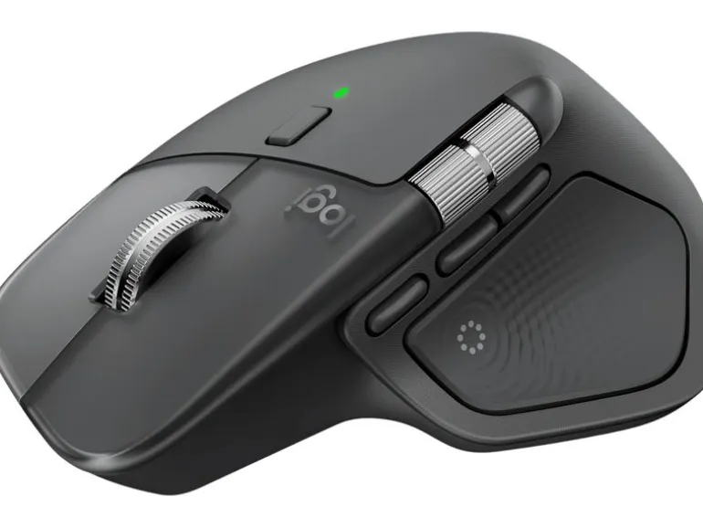 Logitech Maus MX Master 4 Bluetooth RF Wireless Schwarz