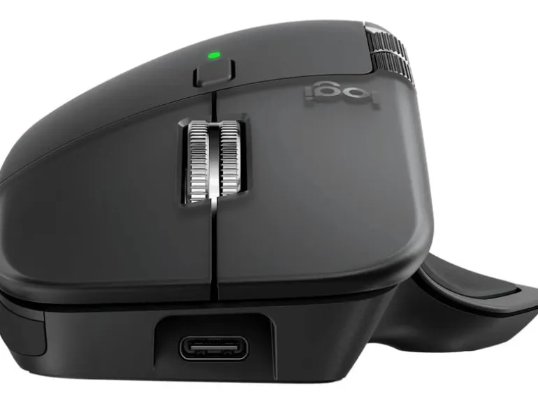 Logitech Maus MX Master 4 Bluetooth RF Wireless Schwarz