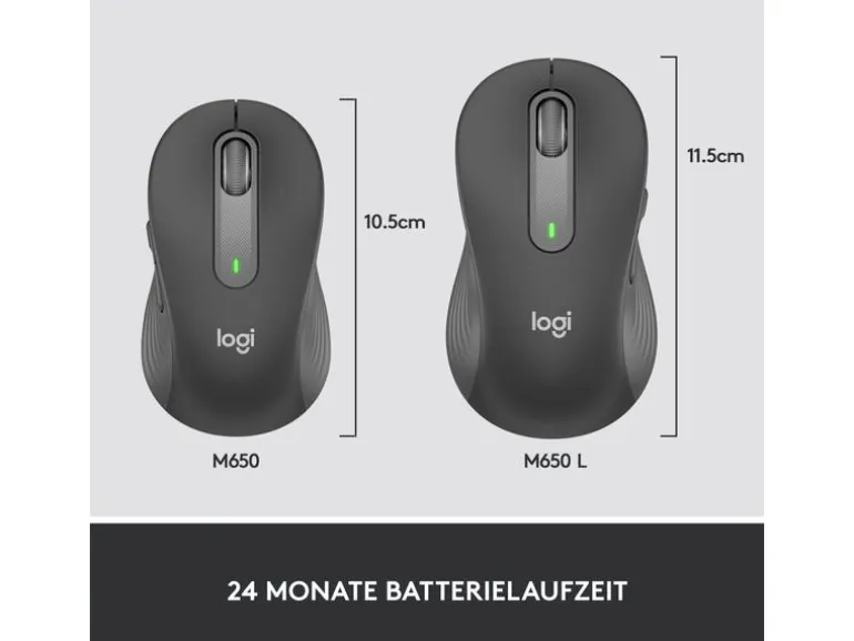 Logitech Maus Signature M650 for Business Graphite
