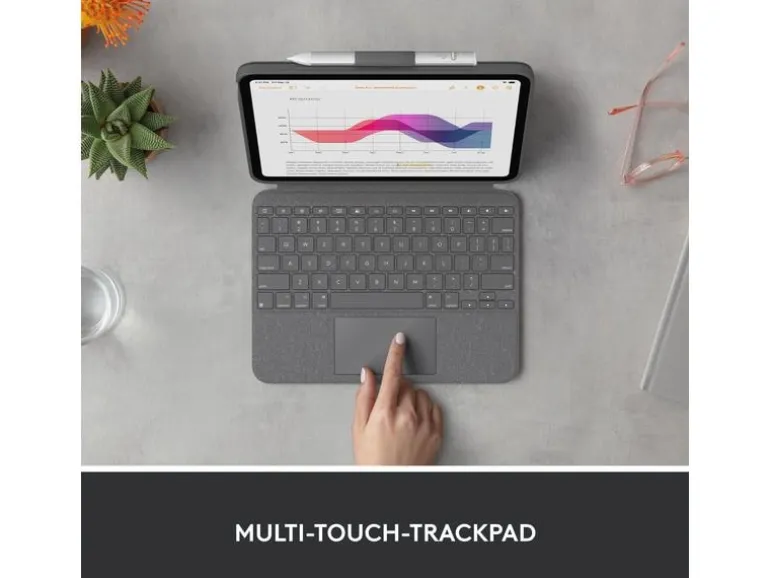 Logitech Tablet Tastatur Cover Combo Touch iPad (10. Gen./A16(2025))