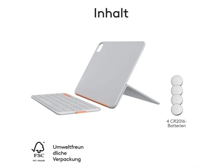 Logitech Tablet Tastatur Cover Flip Folio iPad Pro & Air11"