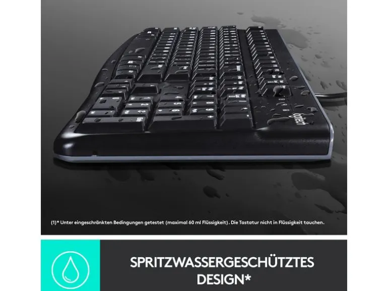 Logitech Tastatur K120 CH-Layout, kabelgebunden