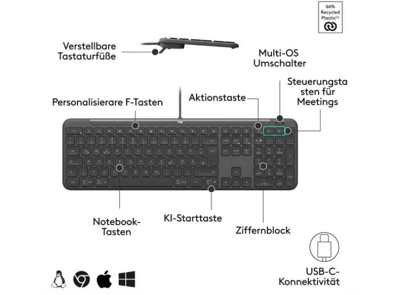 Logitech Tastatur K620 for Business