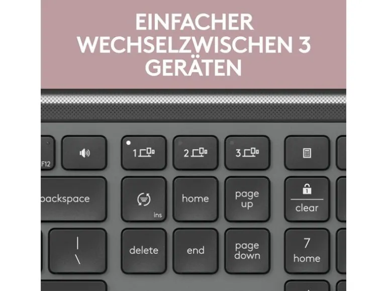 Logitech Tastatur-Maus-Set MK950 Signature Slim Combo