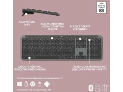 Logitech Tastatur-Maus-Set MK950 Signature Slim Combo for Business