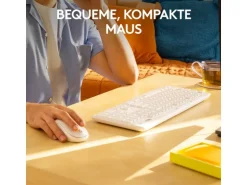 Logitech Tastatur-Maus-Set MK295 White CH-Layout