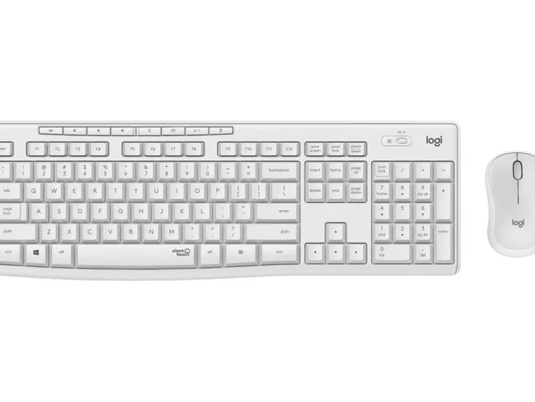Logitech Tastatur-Maus-Set MK295 White CH-Layout
