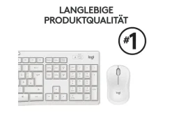 Logitech Tastatur-Maus-Set MK295 White CH-Layout