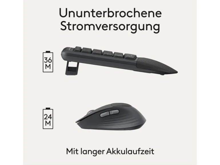 Logitech Tastatur-Maus-Set Signature Comfort Plus MK880