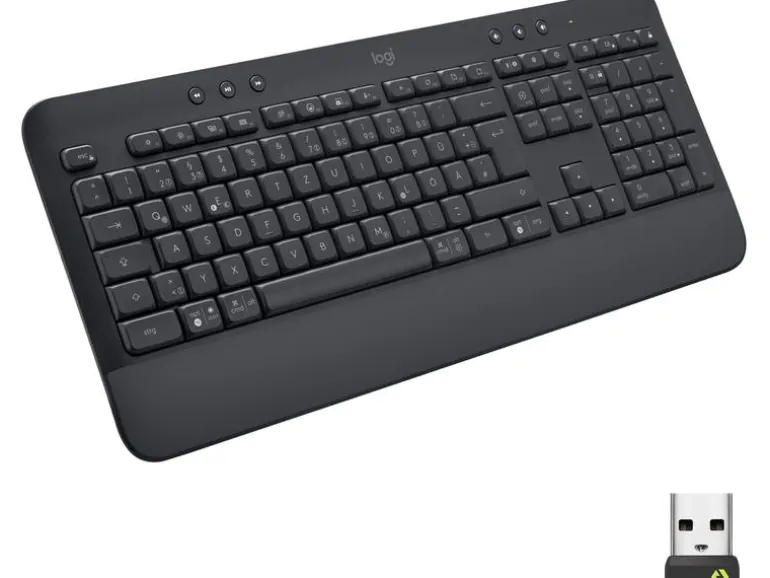 Logitech Tastatur SIGNATURE K650 Kabellos Graphit QWERTZ (CH)