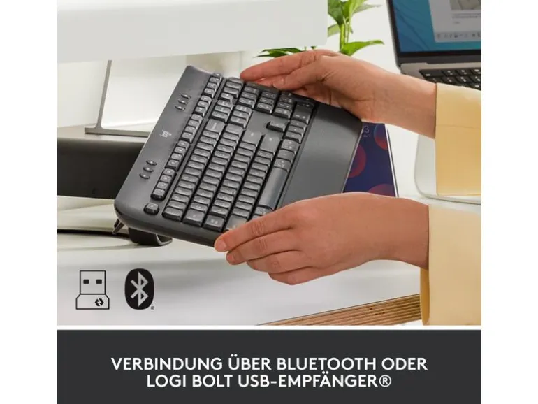 Logitech Tastatur SIGNATURE K650 Kabellos Graphit QWERTZ (CH)