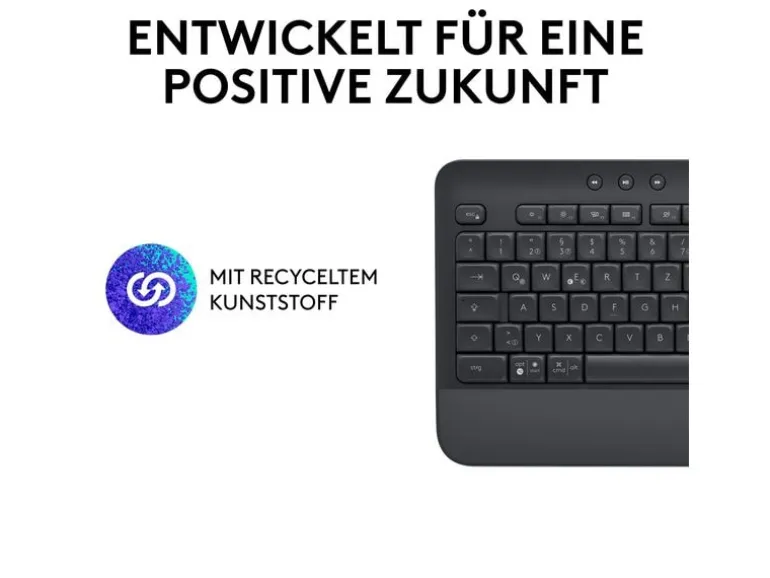 Logitech Tastatur SIGNATURE K650 Kabellos Graphit QWERTZ (CH)