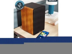 Majority D100 Aktiv Holzgehäuse 100 W Bluetooth 5.3