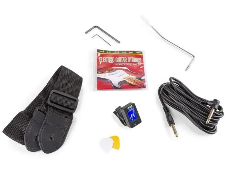MAX E-Gitarre GigKit Schwarz