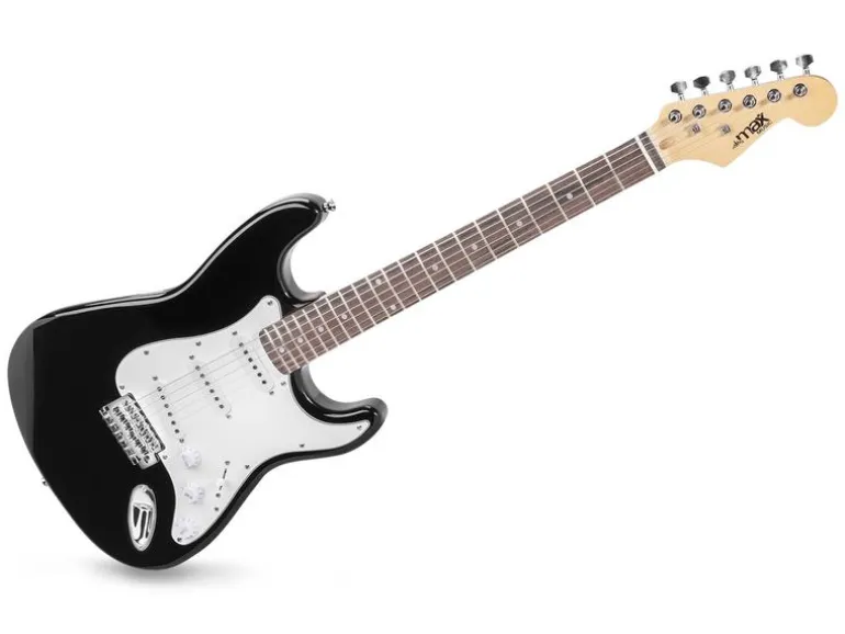 MAX E-Gitarre GigKit Schwarz