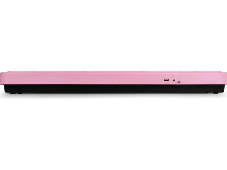 MAX Keyboard KD61P Kinderklavier Pink 61 Tasten LED-Display