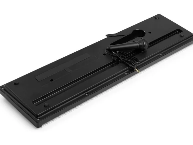 MAX Keyboard KD54 Tragbares Kinderkeyboard mit Mikrofon Schwarz