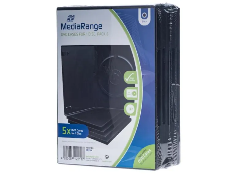 MediaRange Hülle DVD 1 Disc