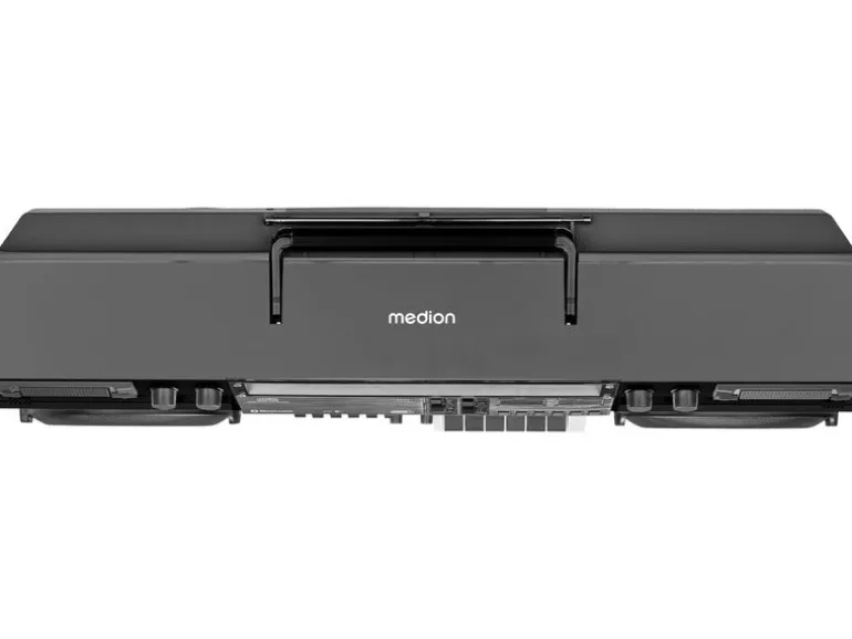 Medion Radio/CD-Player LIFE P66538 Retro-Boombox Schwarz