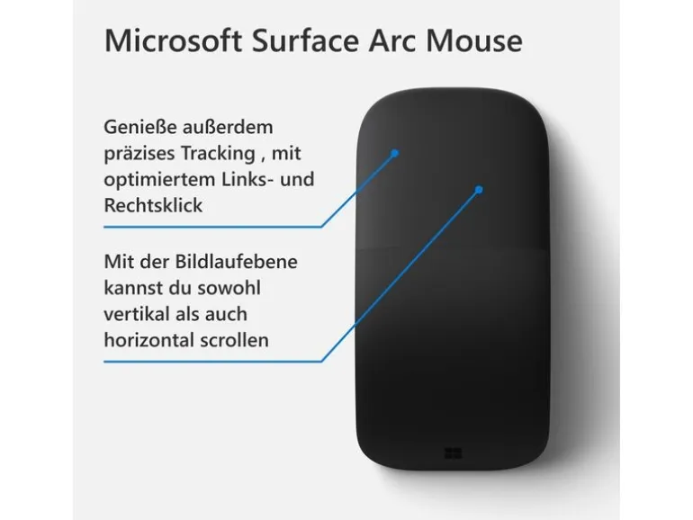 Microsoft Surface Arc Mouse schwarz