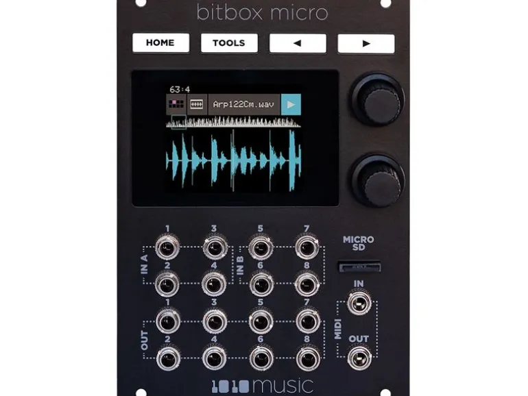 1010Music Bitbox Micro Black Edition, Schwarz, Weiss