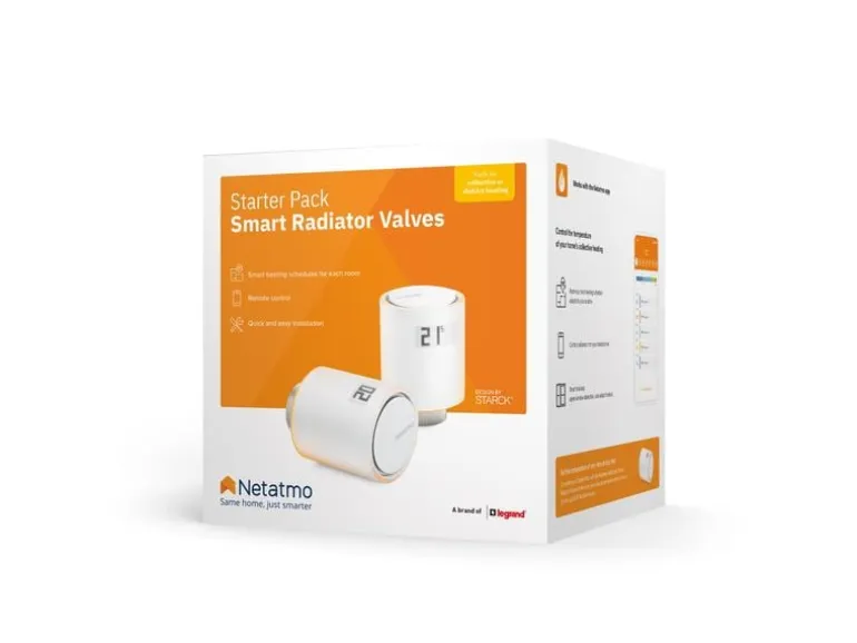 Netatmo Comfort Smarter Thermostat Starter Pack 2x Thermostat, 1x Hub