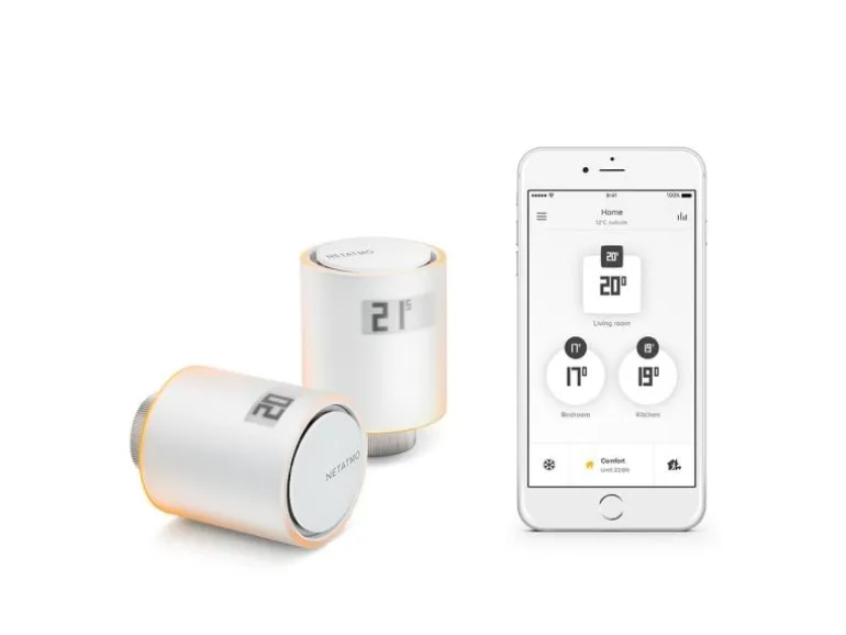 Netatmo Comfort Smarter Thermostat Starter Pack 5x Thermostat, 1x Hub